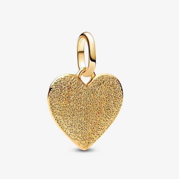 Women\'s 14k Gold Plating Engravable Heart Medallion Charm Earrings Jewelry